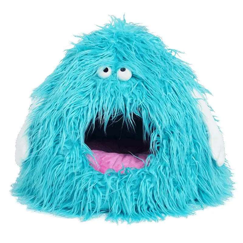 Monster Cat Bed Cave | Cozy & Washable Indoor Bed for Anxious Cats